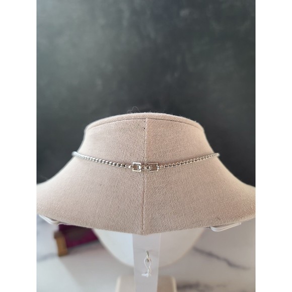 Joseph Weisner NY Clear Rhinestone Necklace - Picture 3 of 10